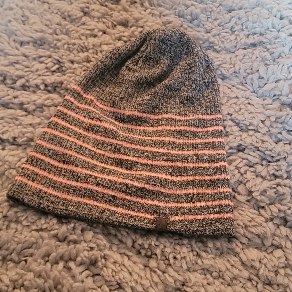 Pink & Grey Beanie